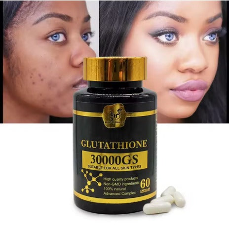 GLUTATHIONE: COMPLEMENT POUR LES HOMMES ET FEMMES POUR LES SOINS D'UNE PEAU LISSE ET ECLATANTE
